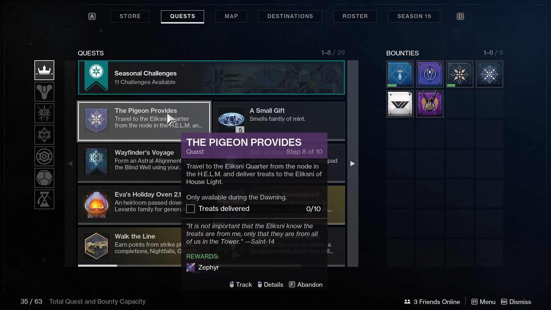 Destiny 2 Dawning 2021: How to Complete The Pigeon Provides Quest