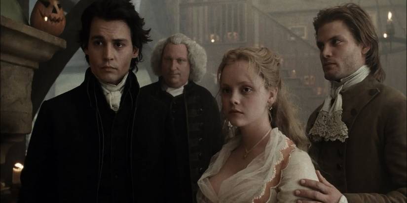 Johnny Depp and Christina Ricci in Sleepy Hollow