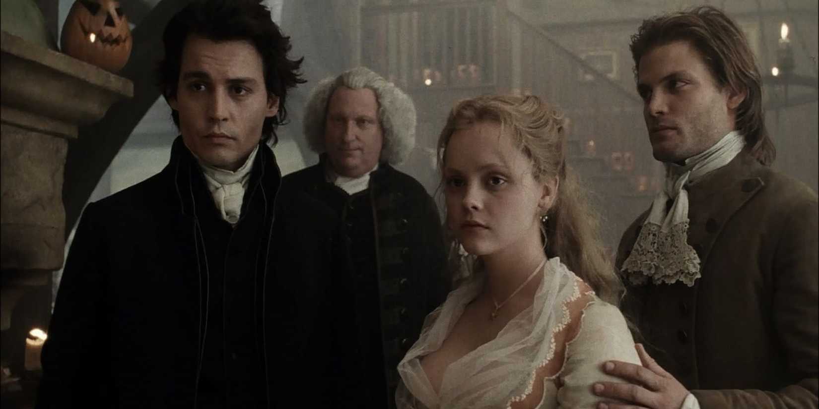 Johnny Depp and Christina Ricci in Sleepy Hollow