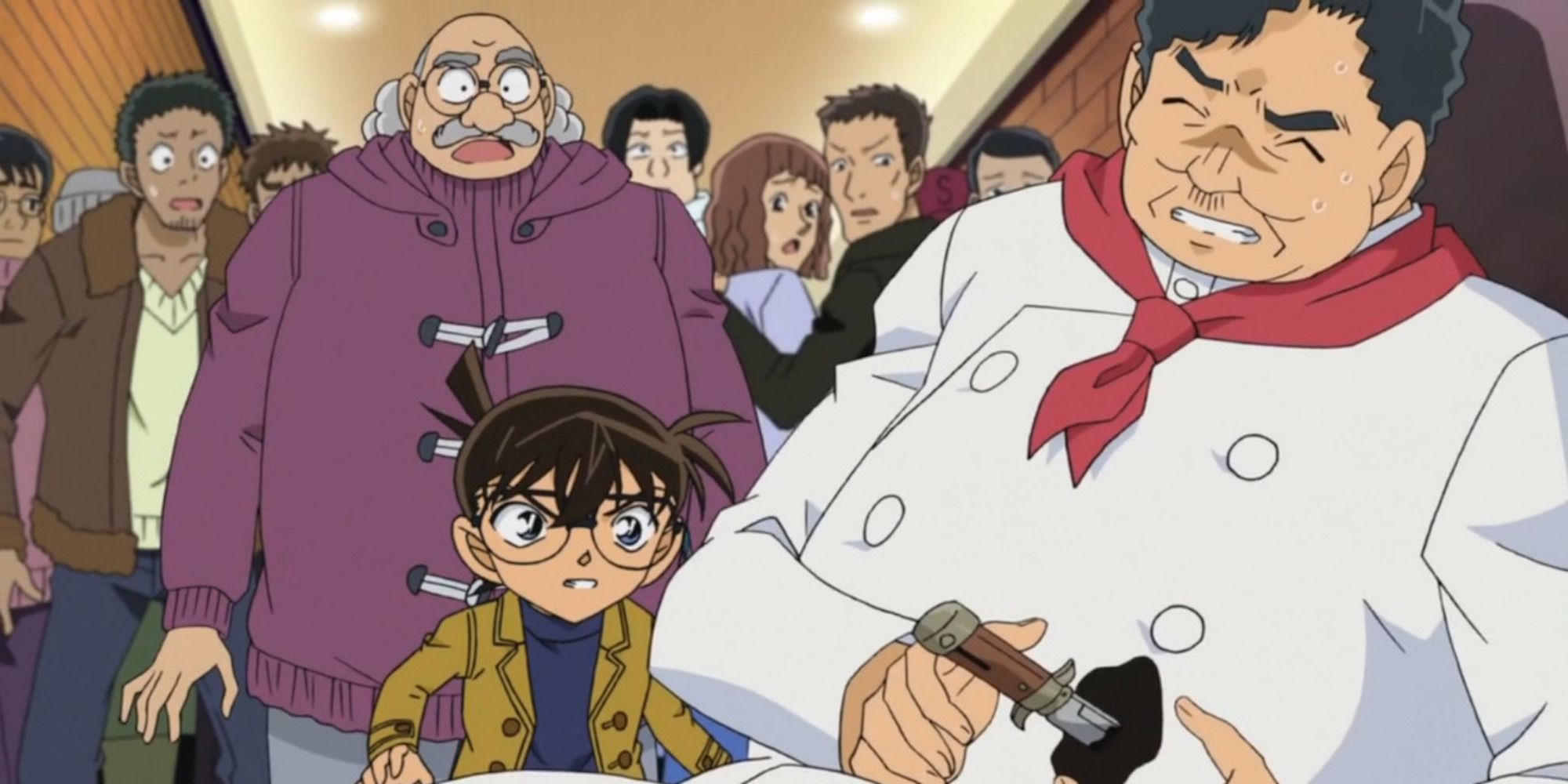 A scene featuring characters from Detective Conan