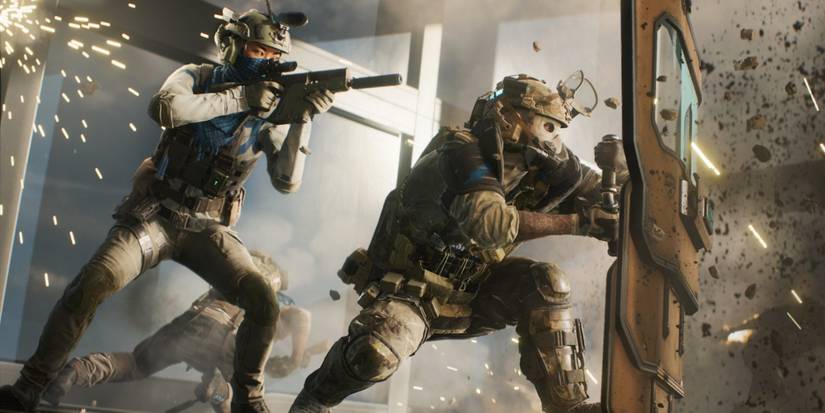 Fighting a battle in Battlefield 2042 