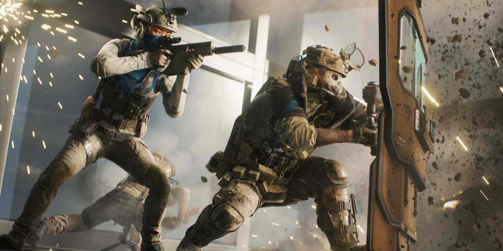 Fighting a battle in Battlefield 2042 