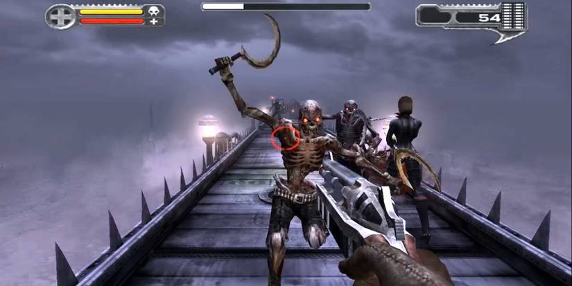 Shooting enemies in Darkwatc