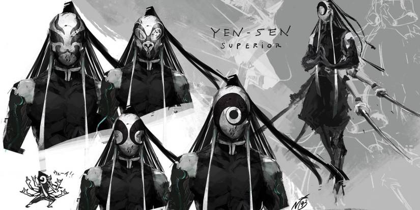 Gungrave G.O.R.E. Yen-Sen Superior Concept Art