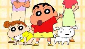Shin Chan and his family from Shin Chan