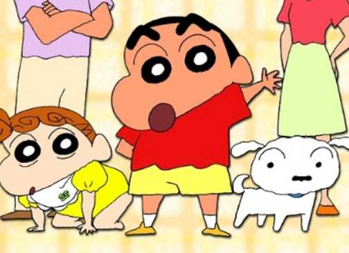 Shin Chan and his family from Shin Chan