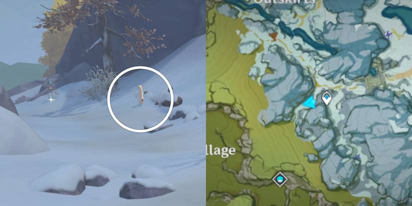 7. Snow Weasel Location in Genshin Impact