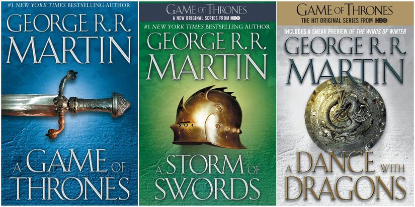 Game of Thrones, A Storm of Swords, and A Dance with Dragons