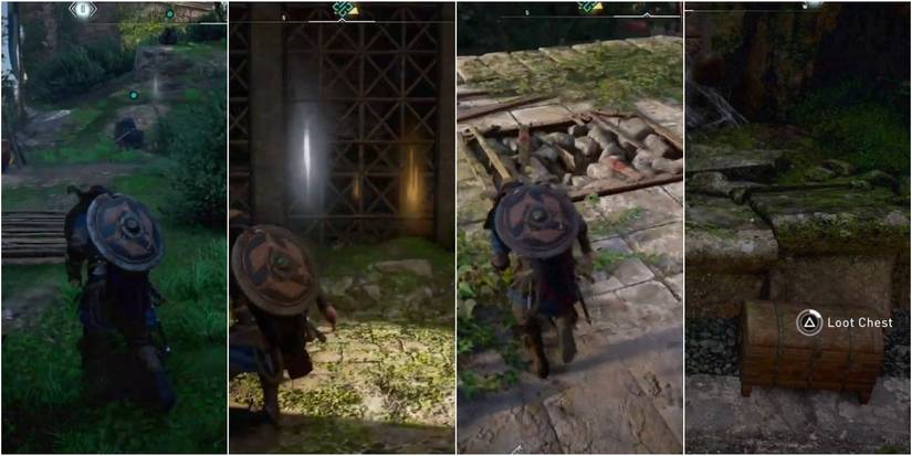 AC Valhalla split image Shrine of Derelict first key