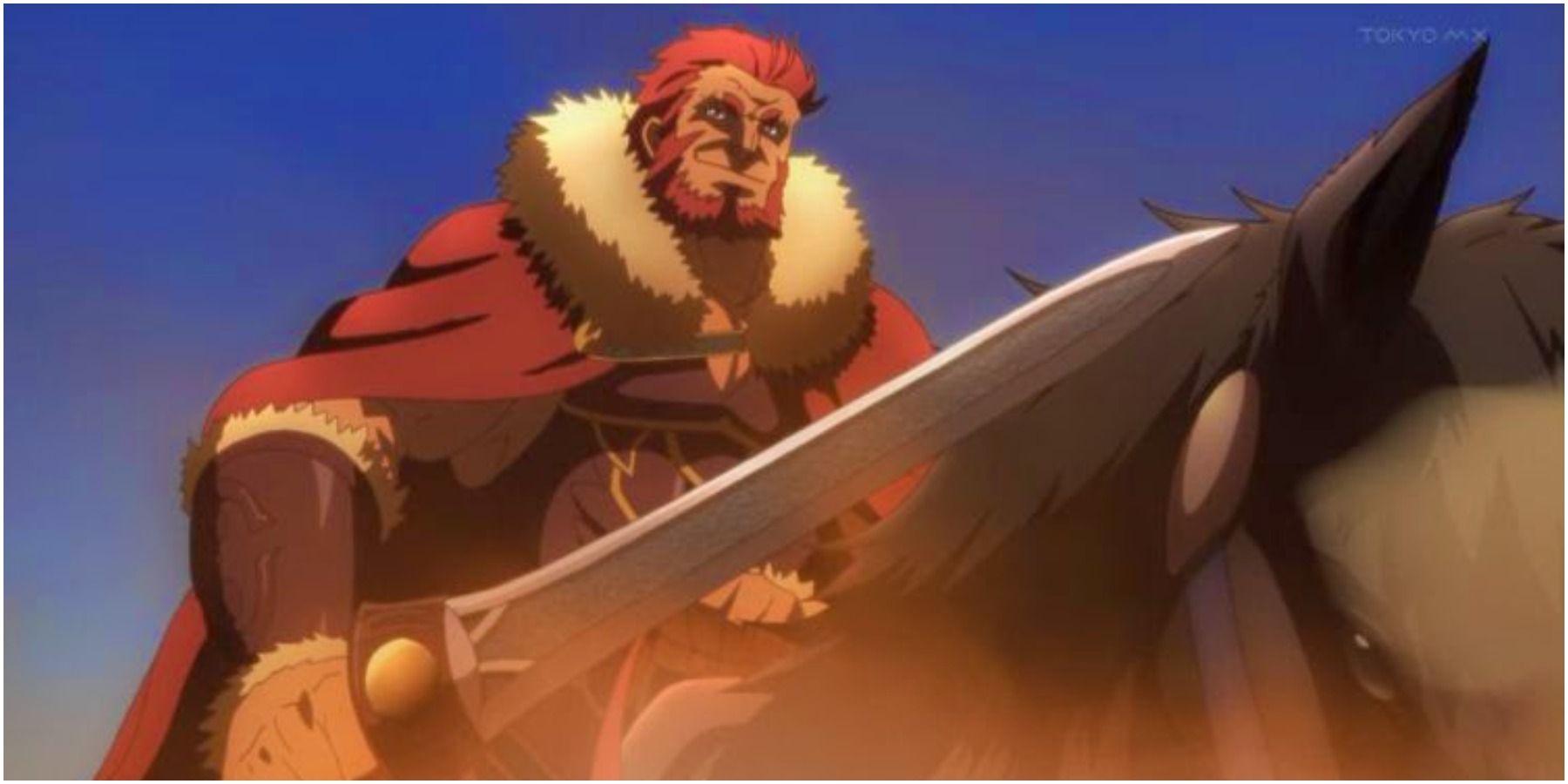 Fate anime - Alexander The Great Riding Into Battle With His Noble Phantasm