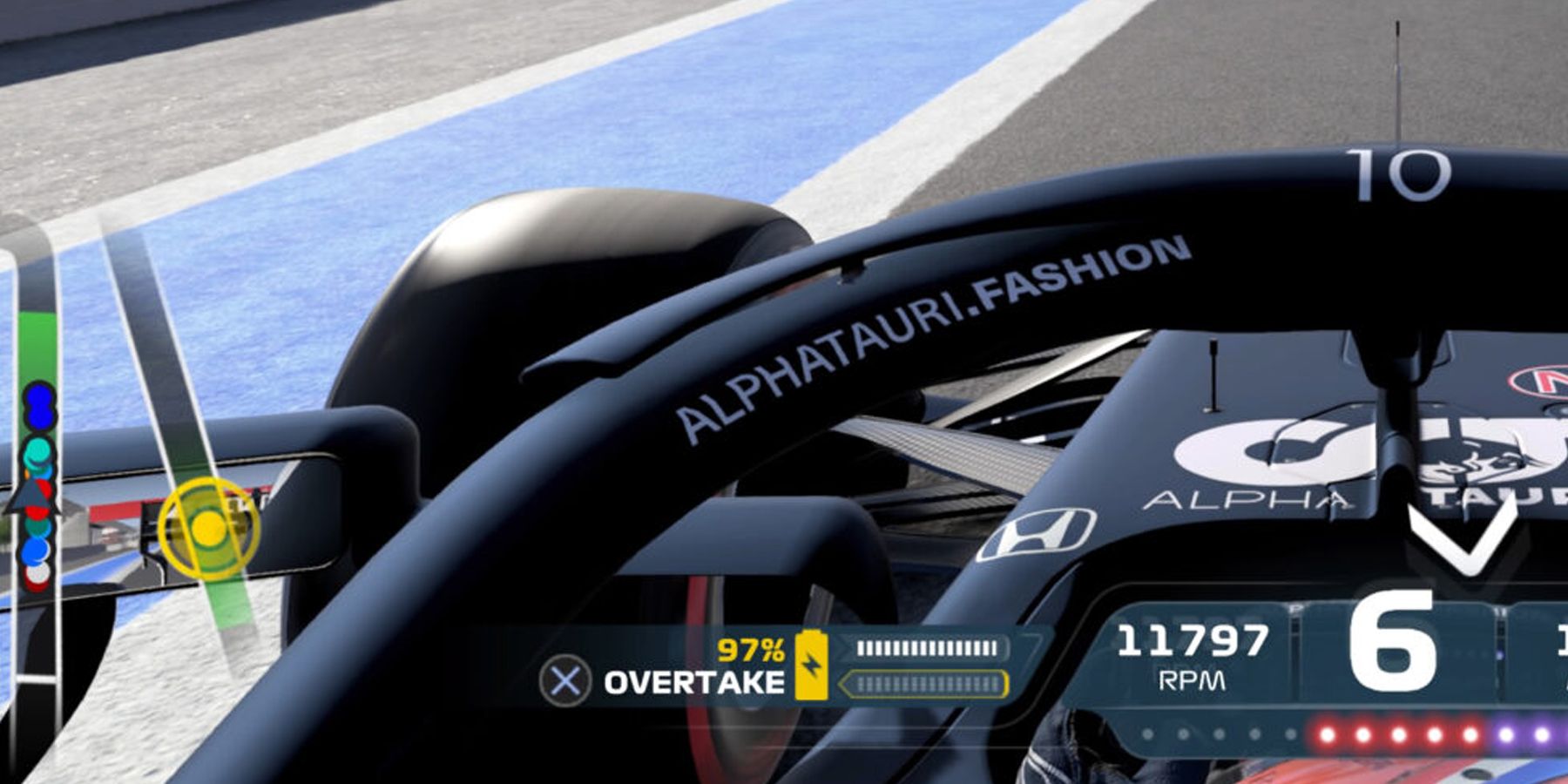 An assist setting in F1 2021 Game
