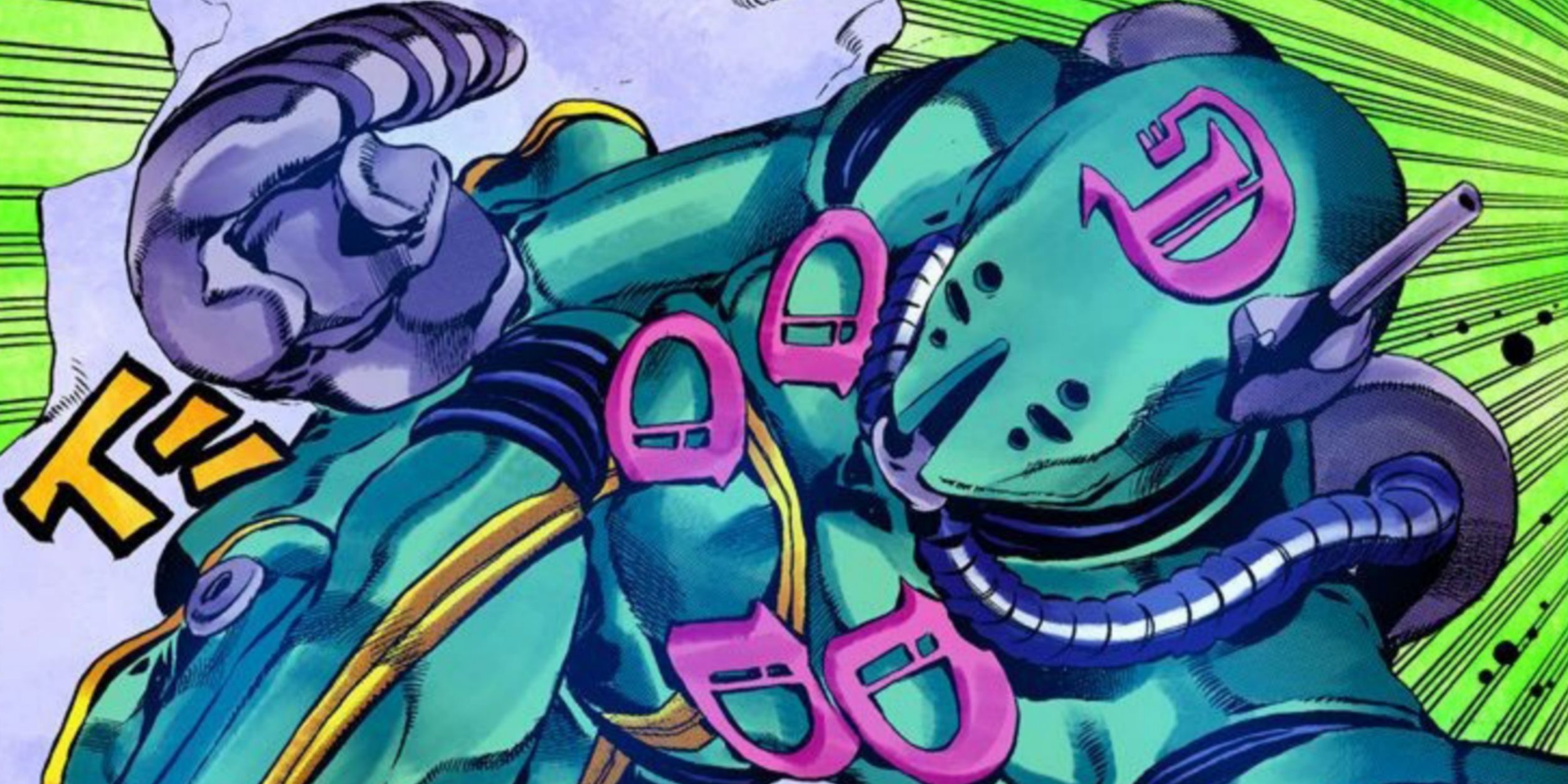 Anasui's Diver Down in JoJo's Bizarre Adventure