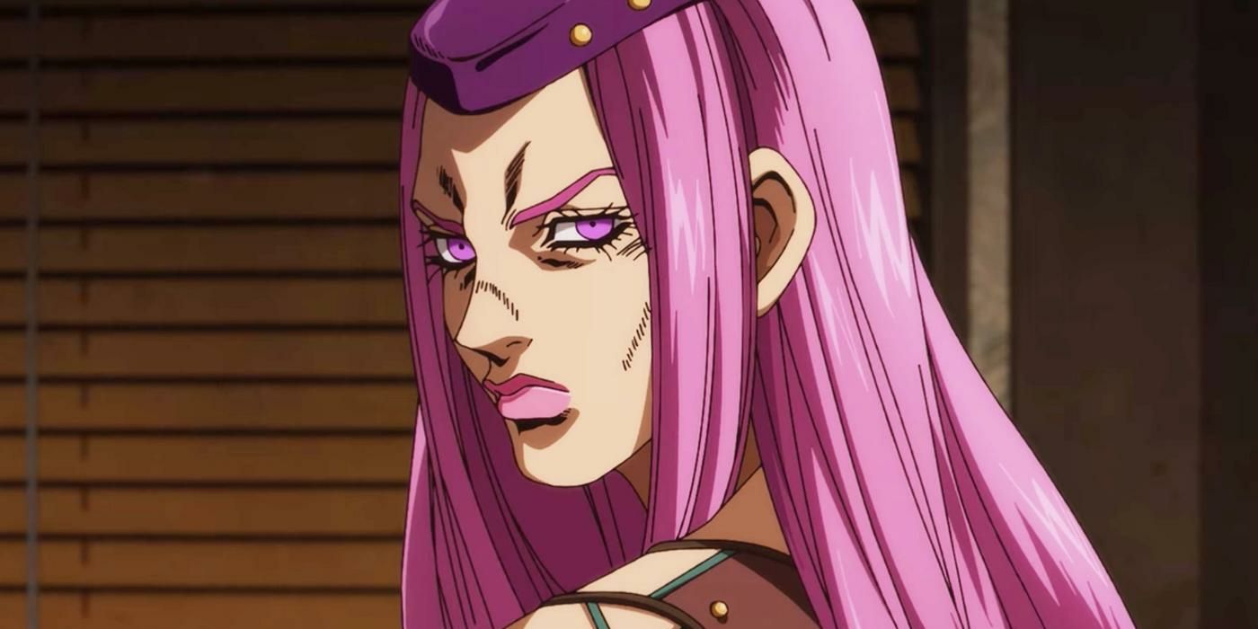 Anasui from Stone Ocean anime