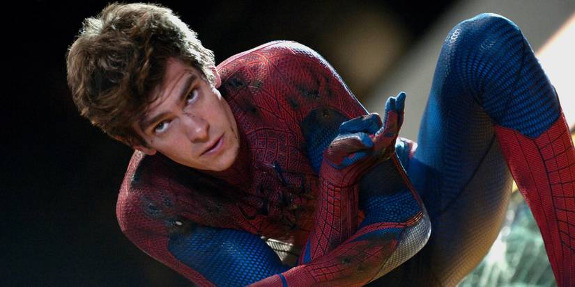 Andrew Garfield as Peter Parker in The Amazing Spider-Man