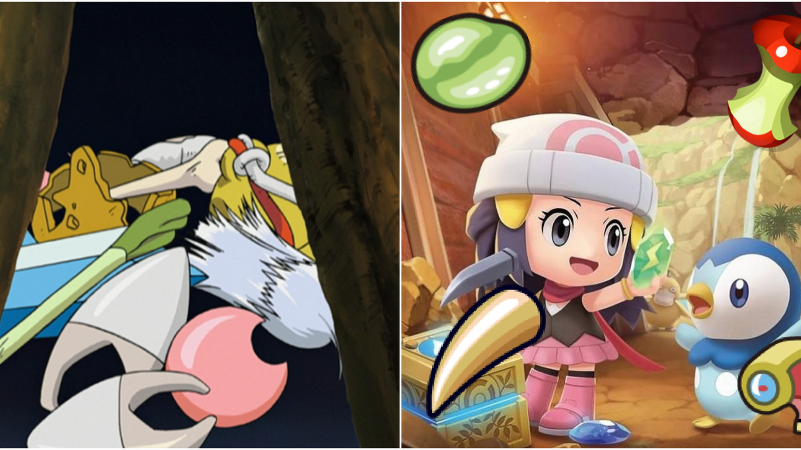 A Hole full of Held Items and Underground Artwork from BDSP