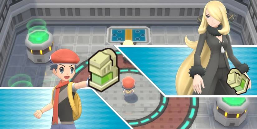 BDSP Full Restore Cynthia Battle Introduction Screen