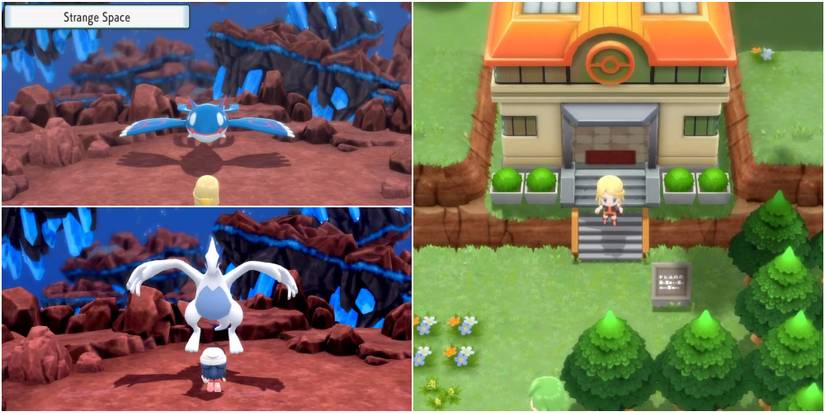 BDSP Ramanas Park and  Encountering Kyogre Lugia