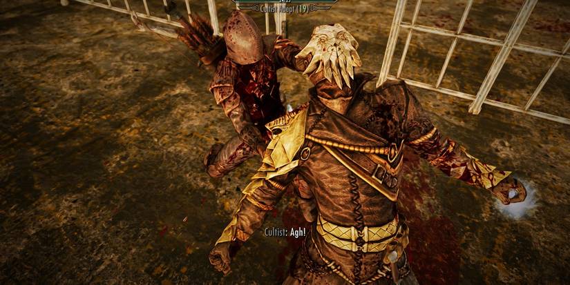 Player backstabs a cultist