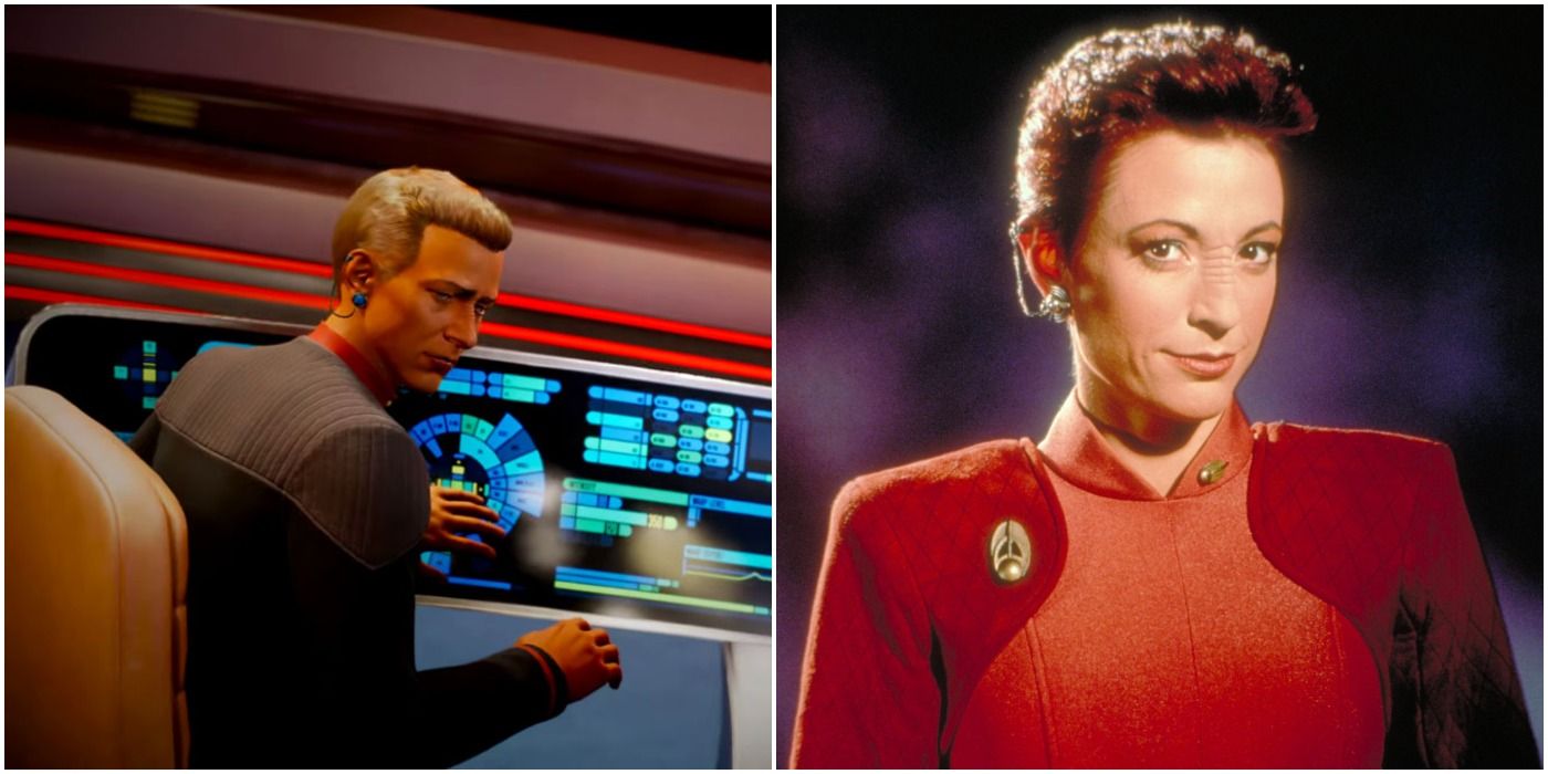 A Bajoran in Star Trek: Resurgence and Kira in Deep Space Nine