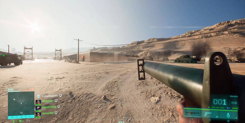 Battlefield 2042 - Bazooka - Player launches rocket