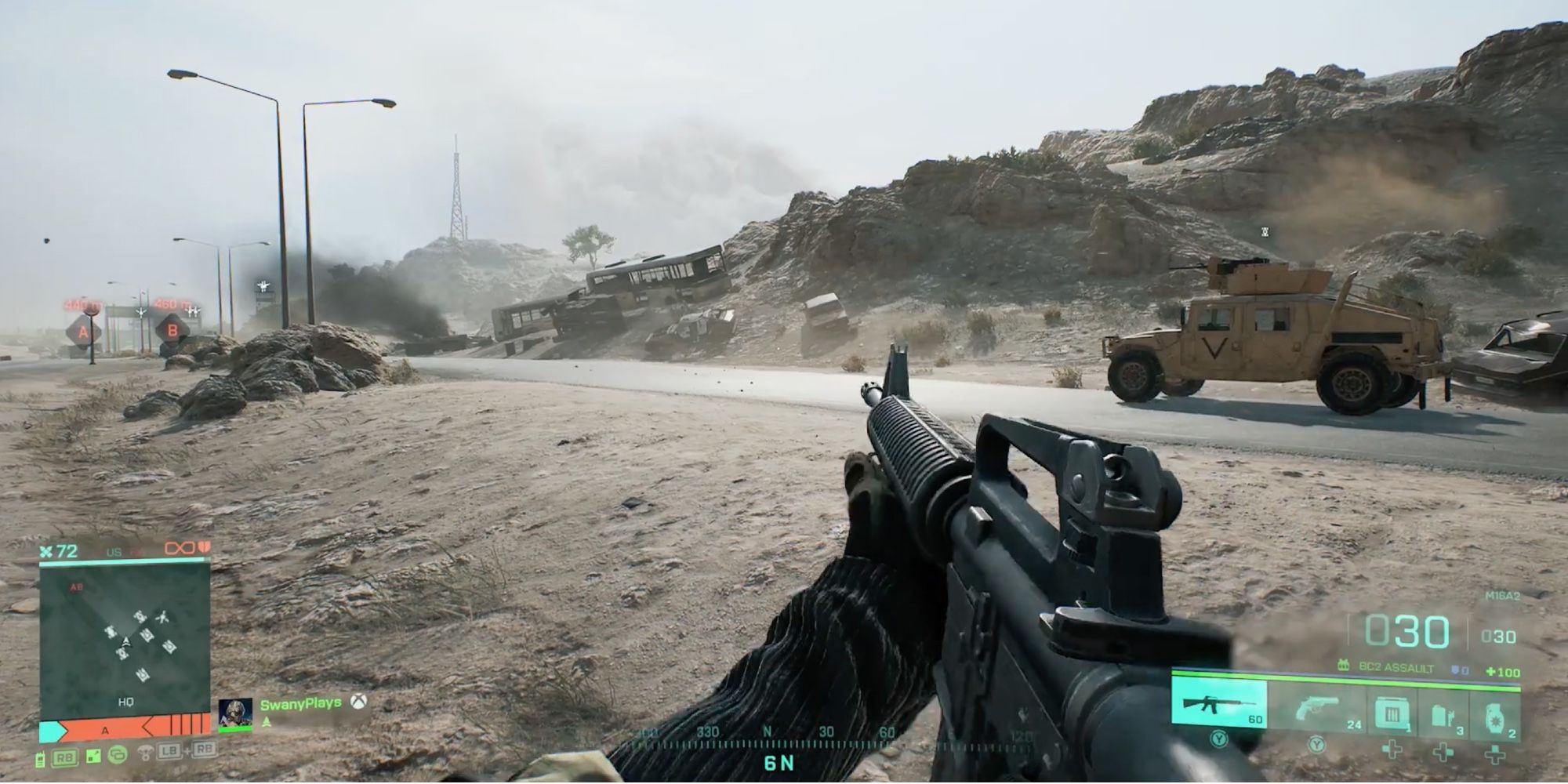 Battlefield-2042 - Особенность - Игрок стреляет из штурмовой винтовки
