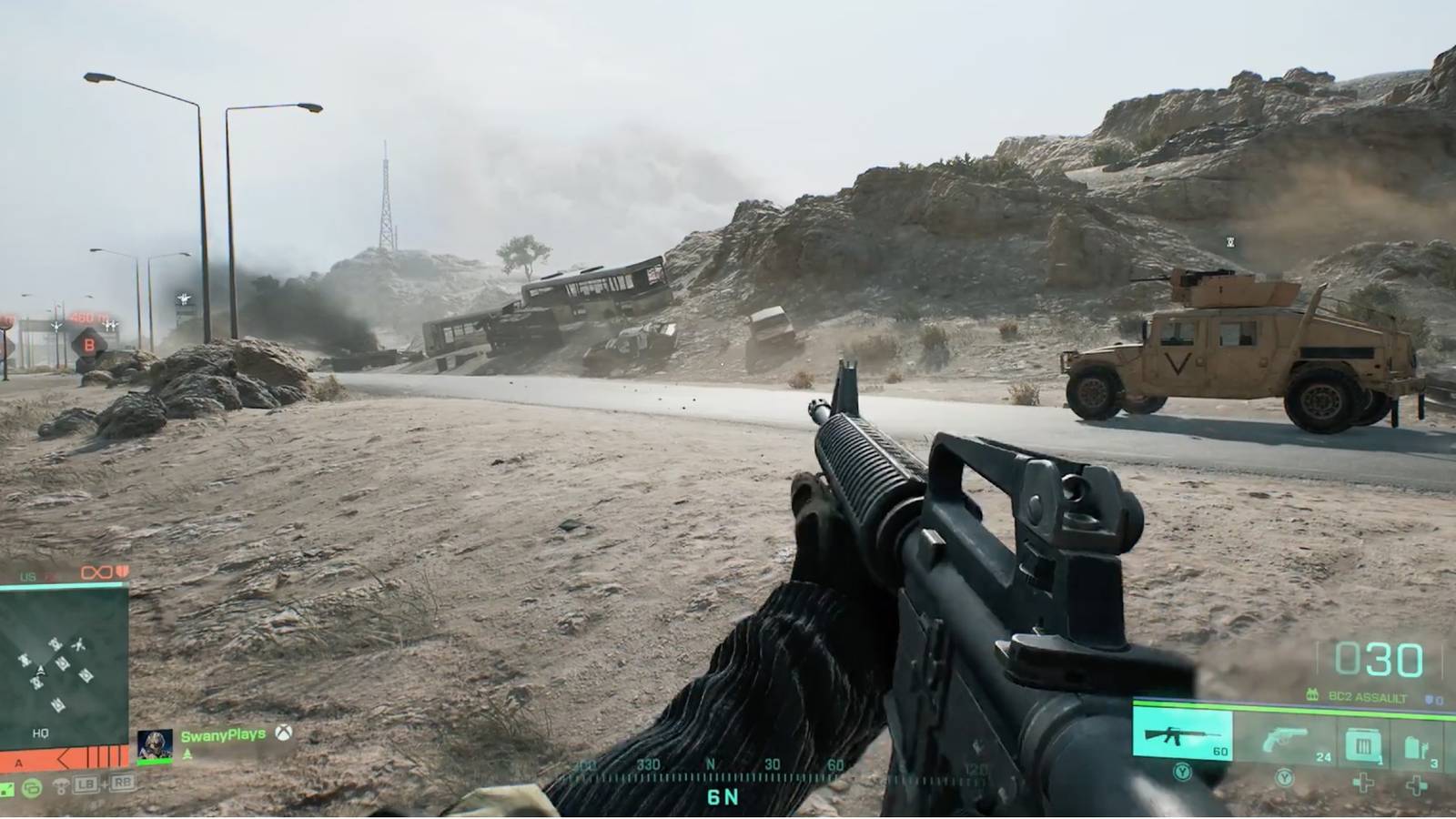 Battlefield-2042 - Feature - Player shoots assault rifle