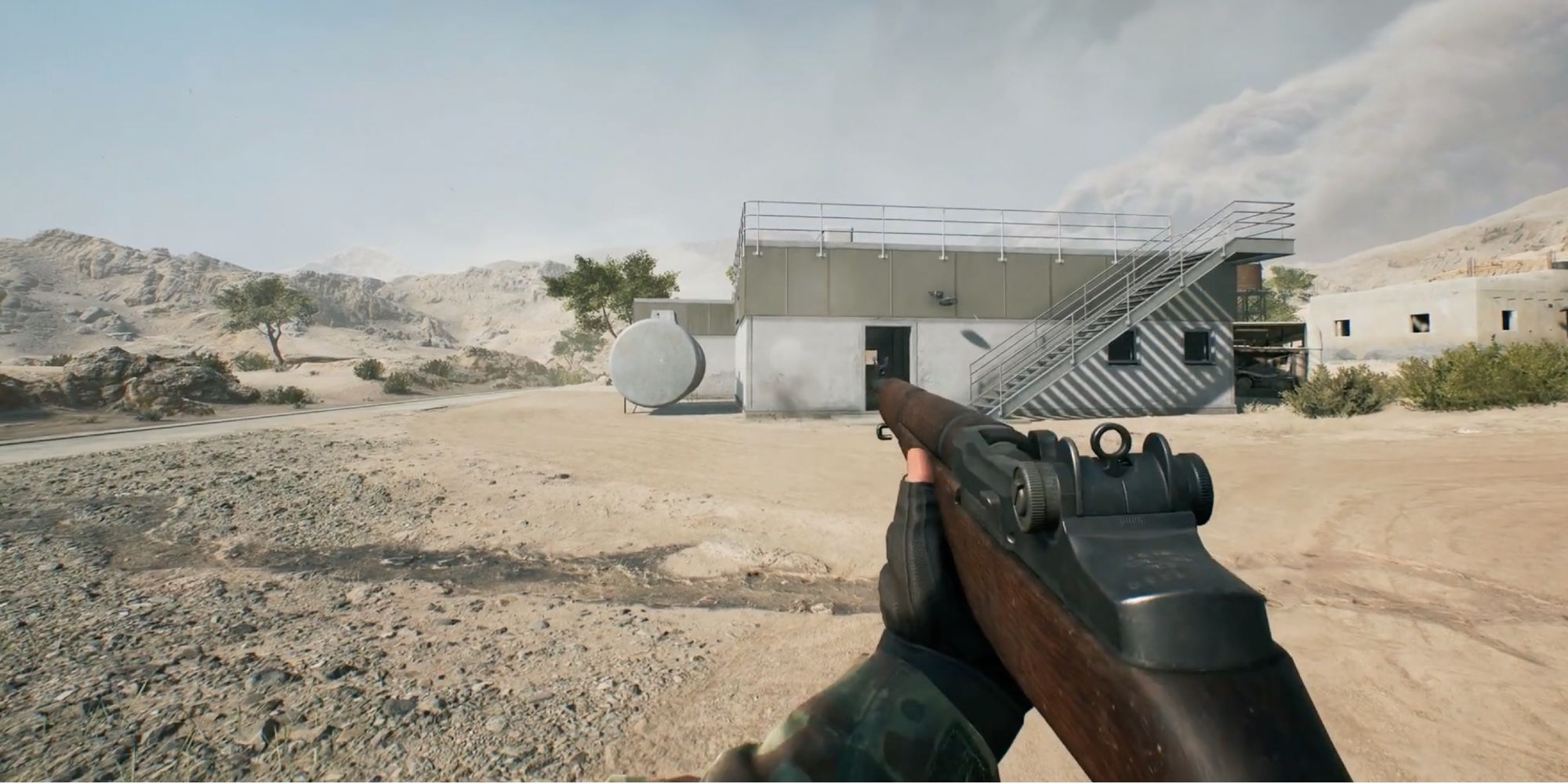 Battlefield-2042 - M1 Garand - Игрок готовится убить противника с близкого расстояния 