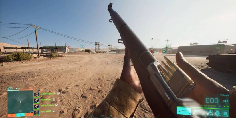 Battlefield 2042 - M1 Garand - Player reloading weapon