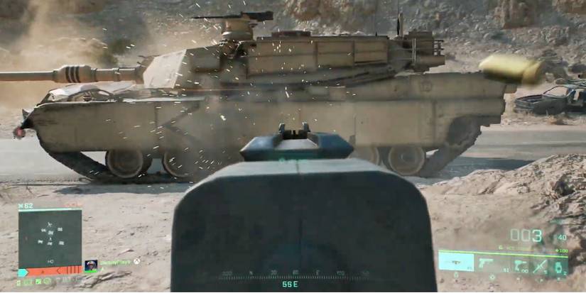 Battlefield-2042 - PP-2000 - Player zooms in on vehicle