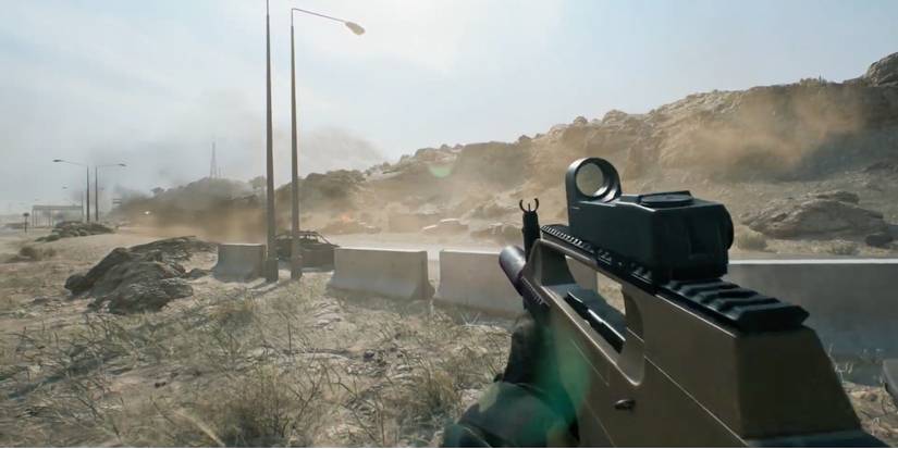 Battlefield 2042 - XM8 Compact - Player hunts enemies on map