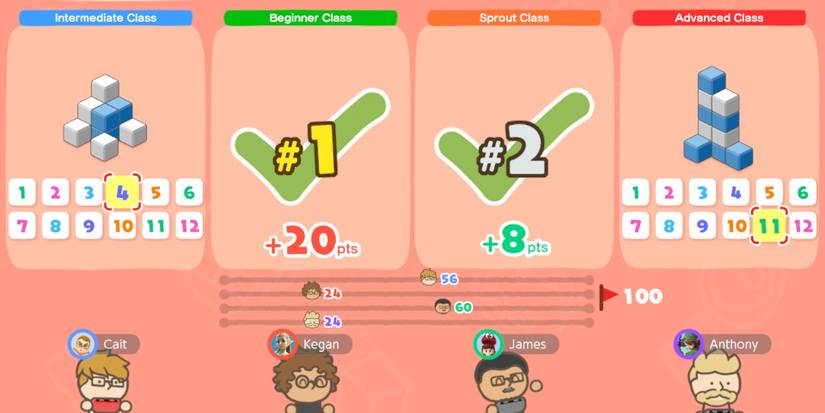 Cubegame multiplayer in Big Brain Academy Brain vs Brain