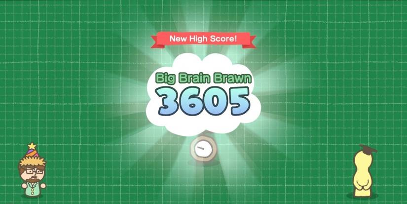 Test Score reveal in Big Brain Academy Brain vs Brain