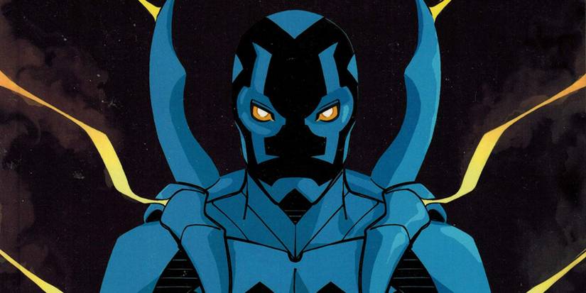 Closeup of Blue Beetle from Shellshocked