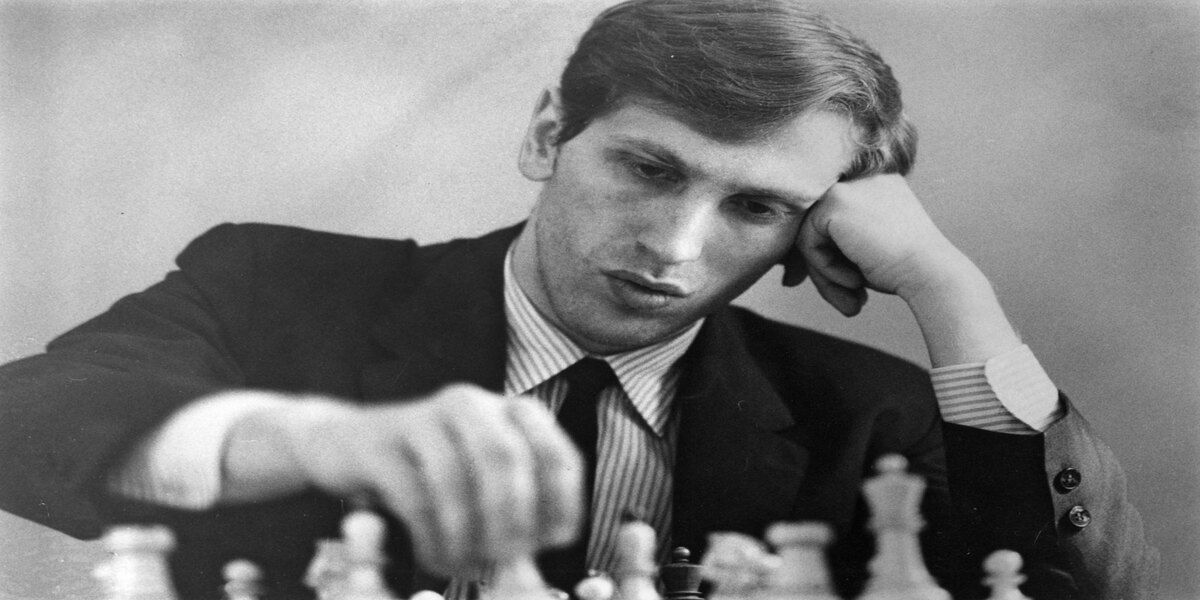 Bobby Fischer playing chess