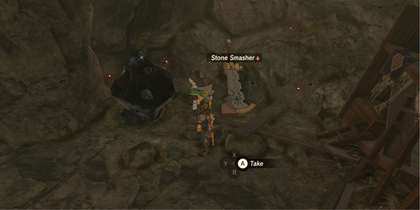 Breath Of The Wild Stone Smasher in Hyrule Castle
