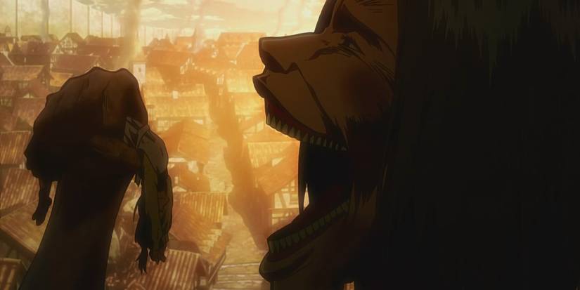 Carla Jaeger, Eren's mom, dying in Attack on Titan