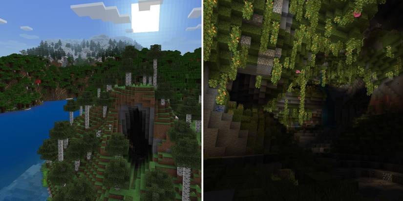 Caves And Cliffs Lush Cave Seed