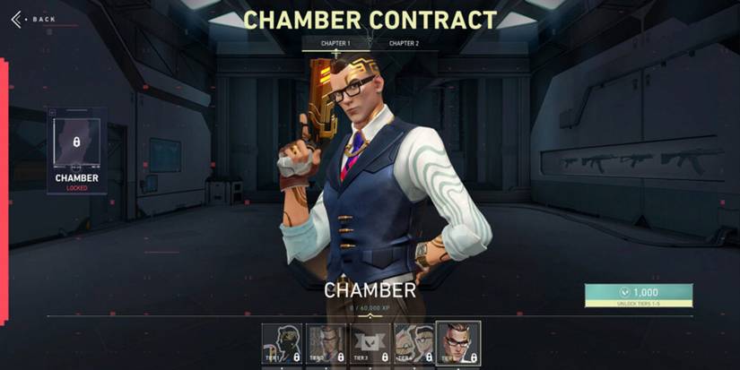 Chamber being chosen in the select screen