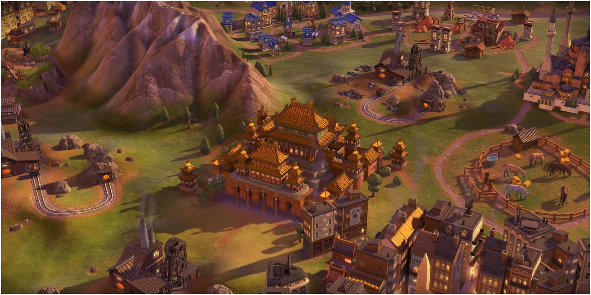 Civilization 6 Forbidden City View Right After Construction