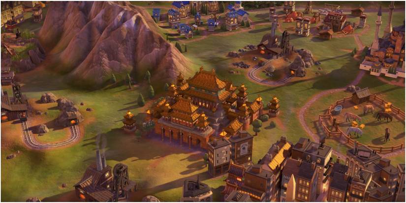 Civilization 6 Forbidden City View Right After Construction