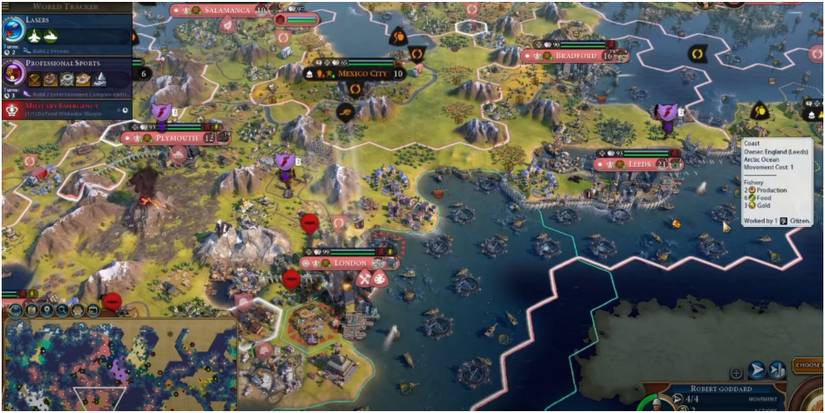 Civilization 6 London Preparing To Make A Fleet Of Ships