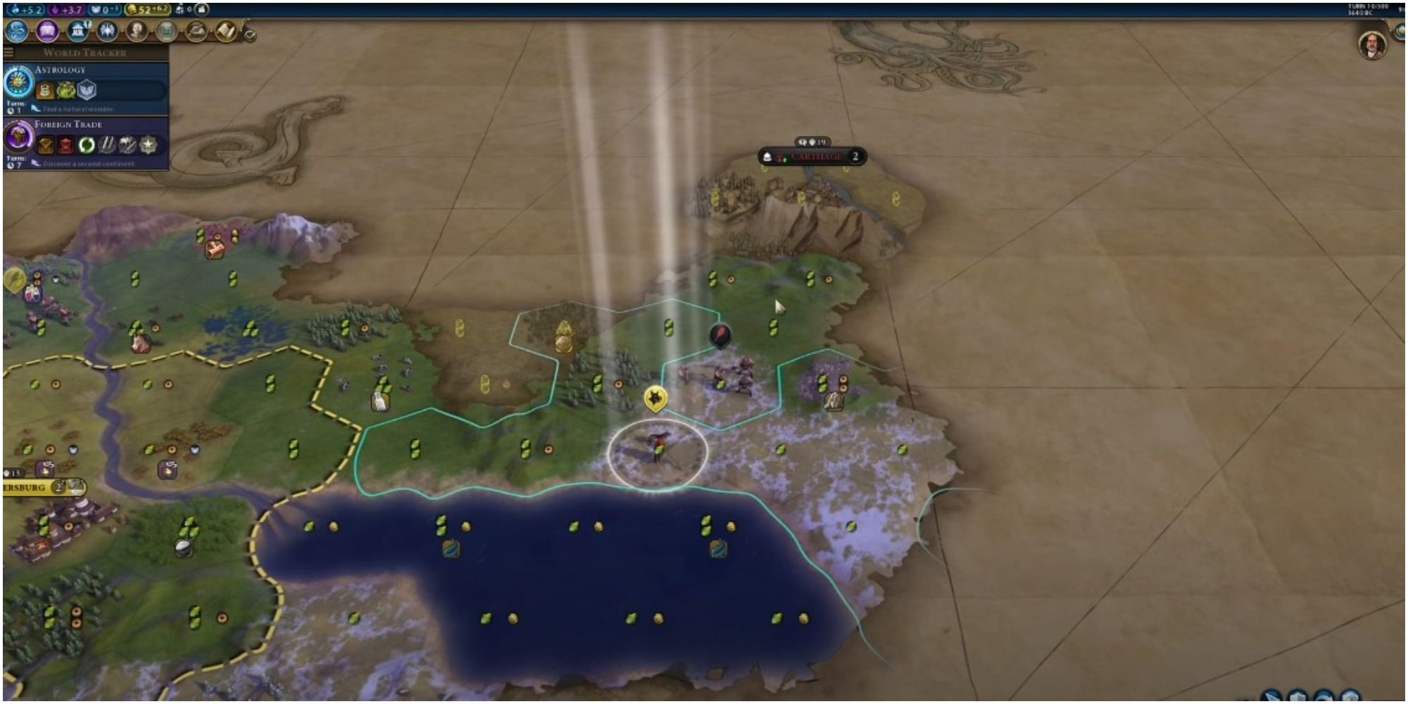 Civilization 6 Russia Using A Scout To Find Tundra Tiles