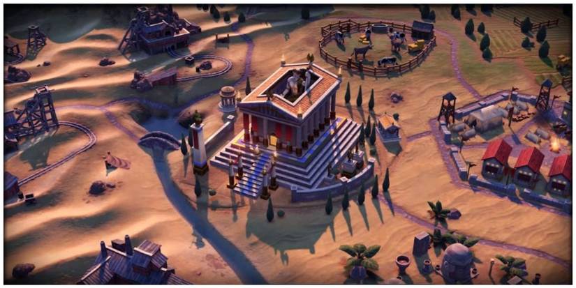 Civilization 6 Statue Of Zeus View Right After Construction