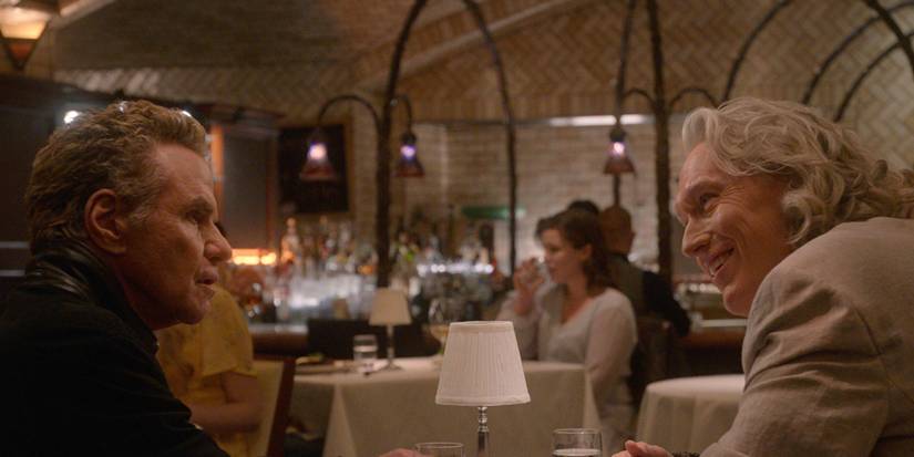 John Kreese and Terry Silver Cobra Kai restaurant