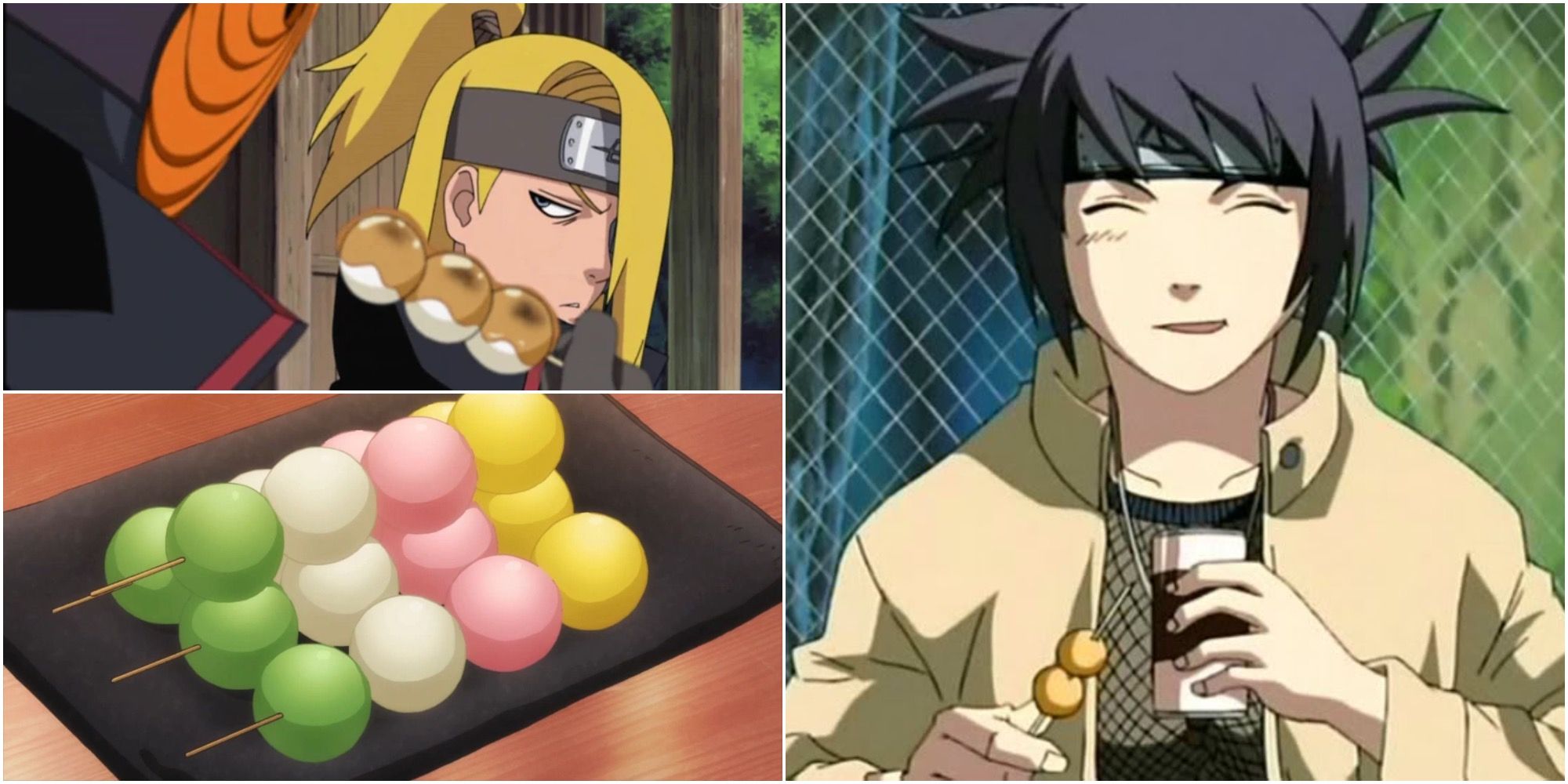 Collage Of Dango In Anime Naruto