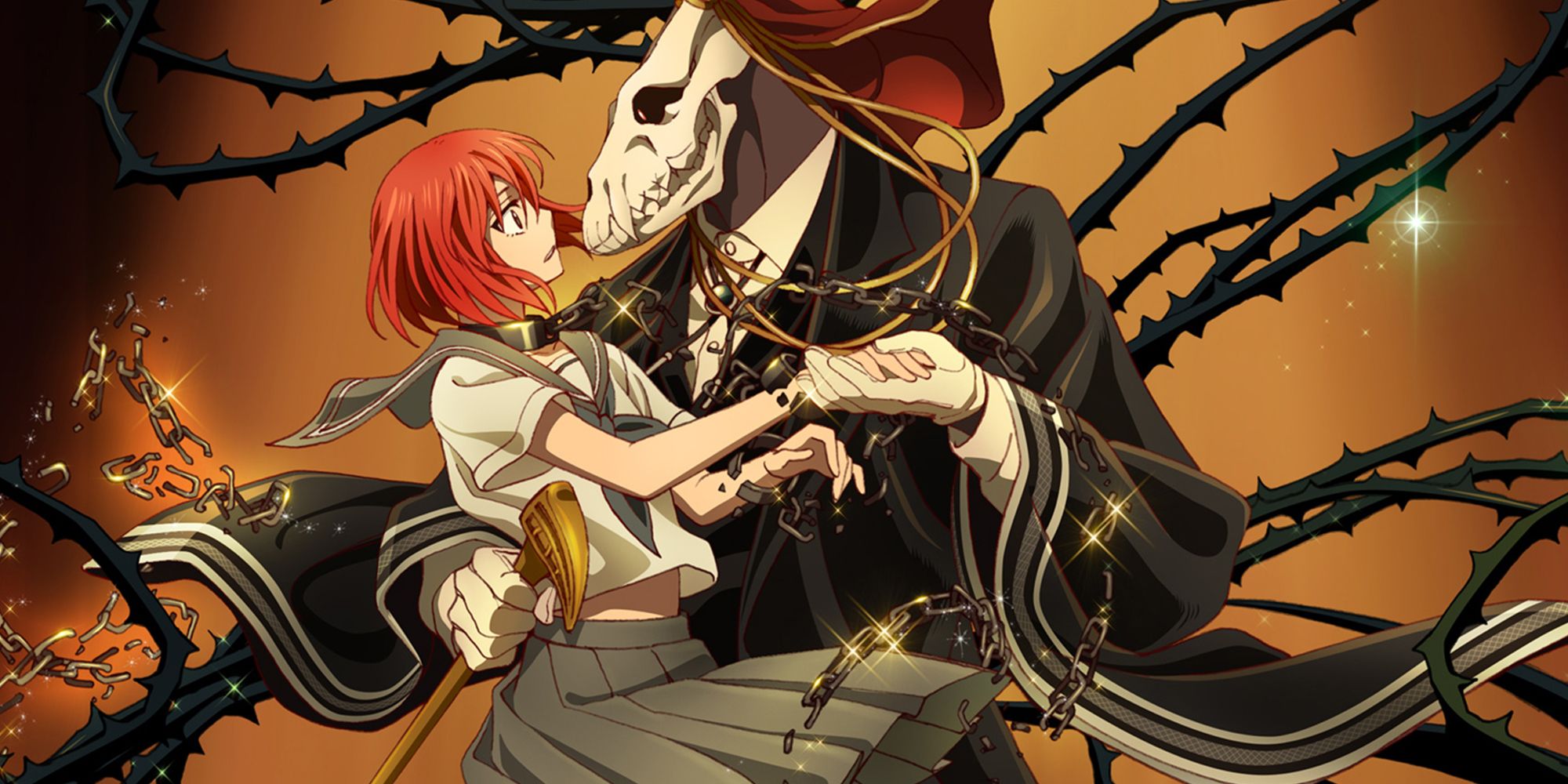 Cover Art For Ancient Magus Bride Showing Both Chise And Eias