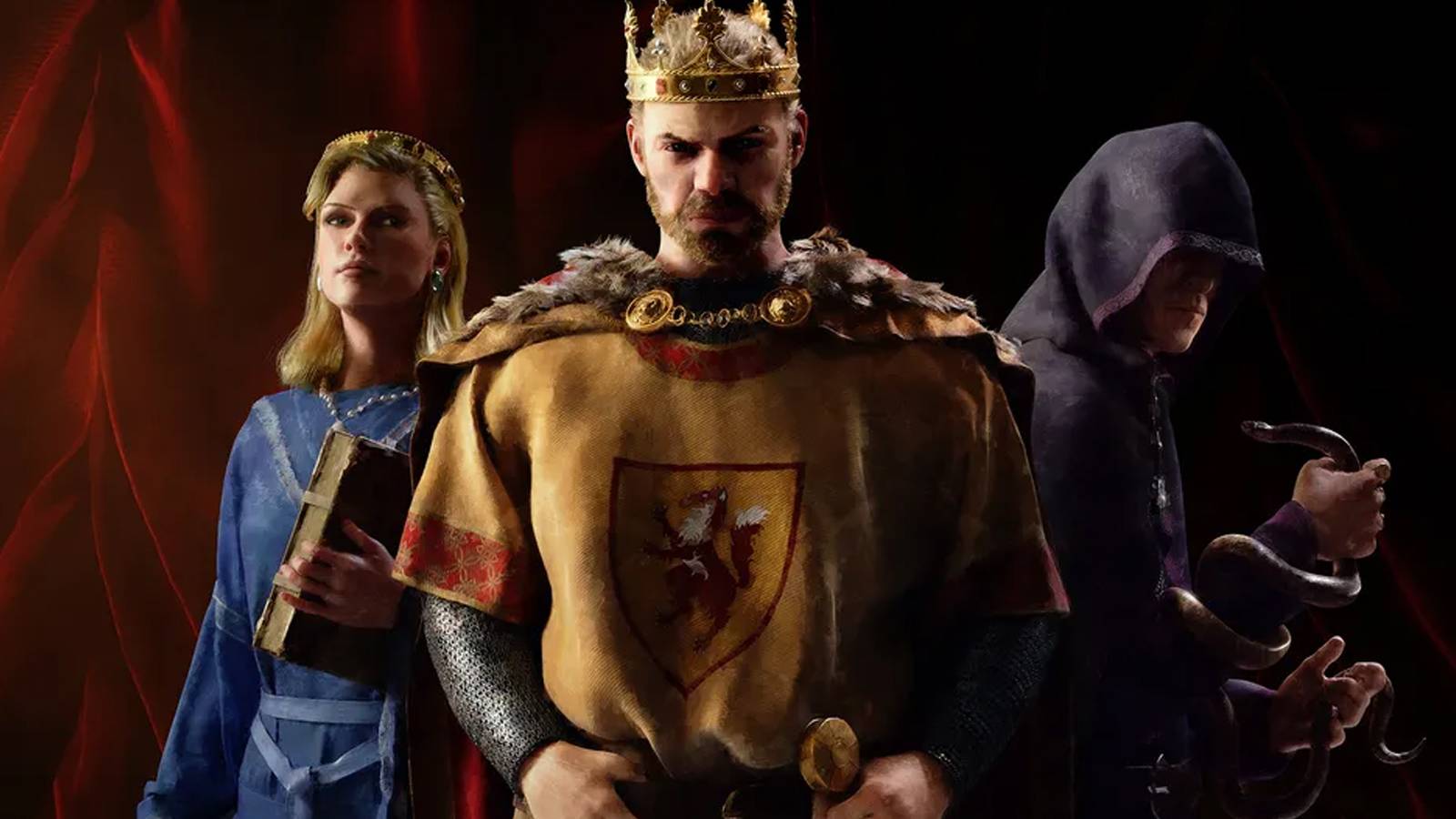 Crusader Kings 3 Official artwork featuring a king
