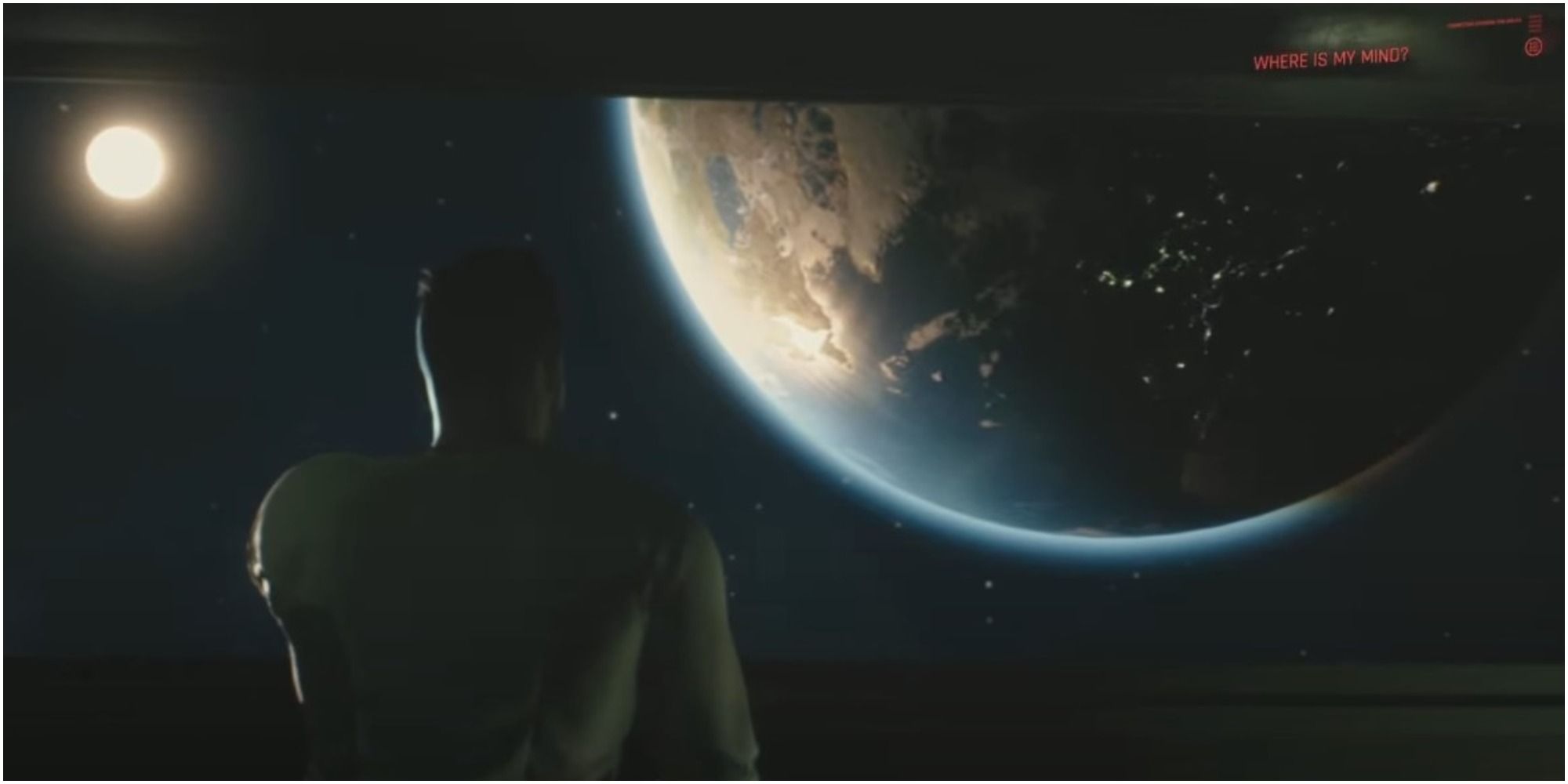 Cyberpunk 2077 V Overlooking Earth After Refusing The Contract