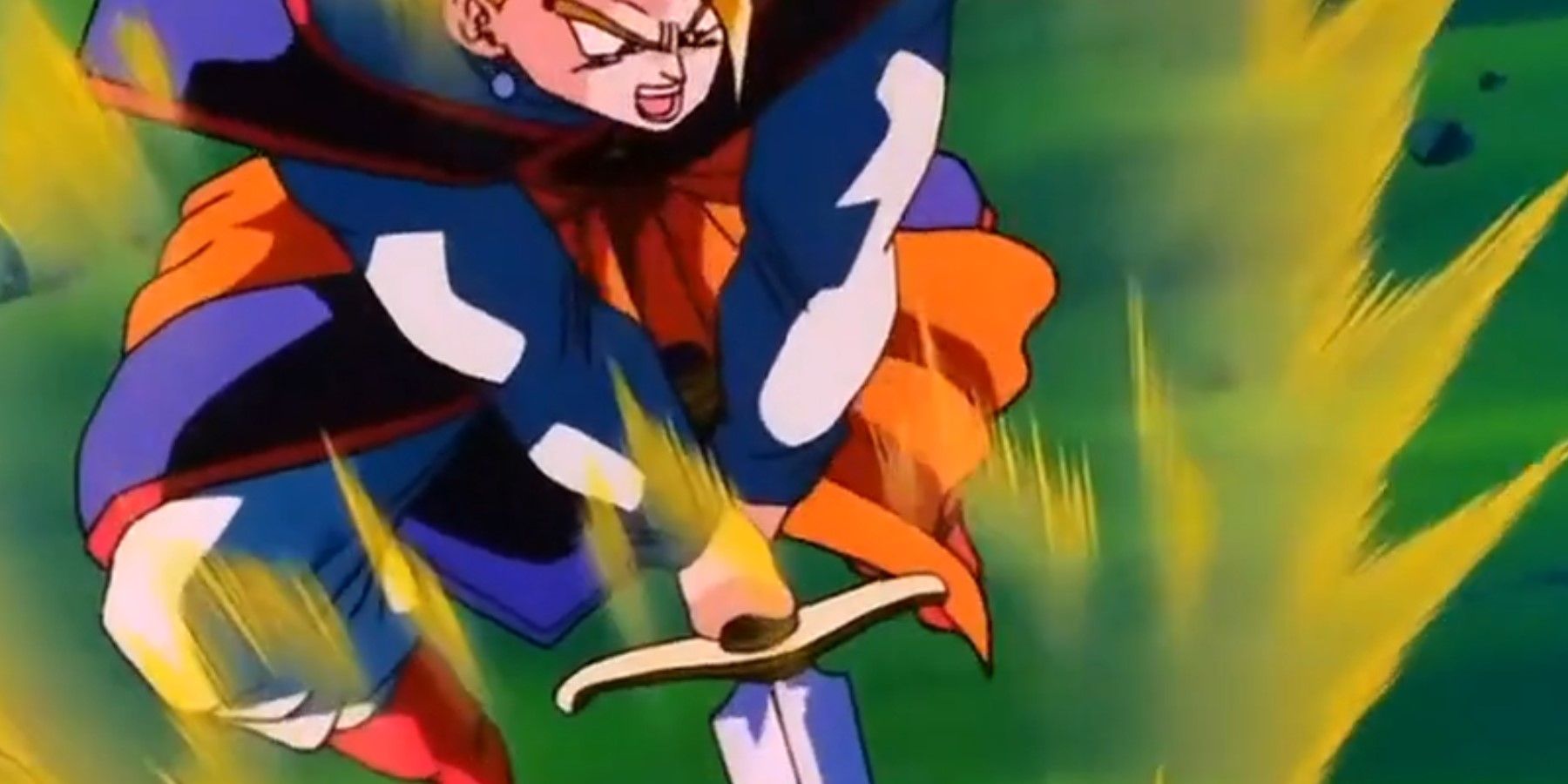 DBZ Gohan after pulling out the Z-Sword