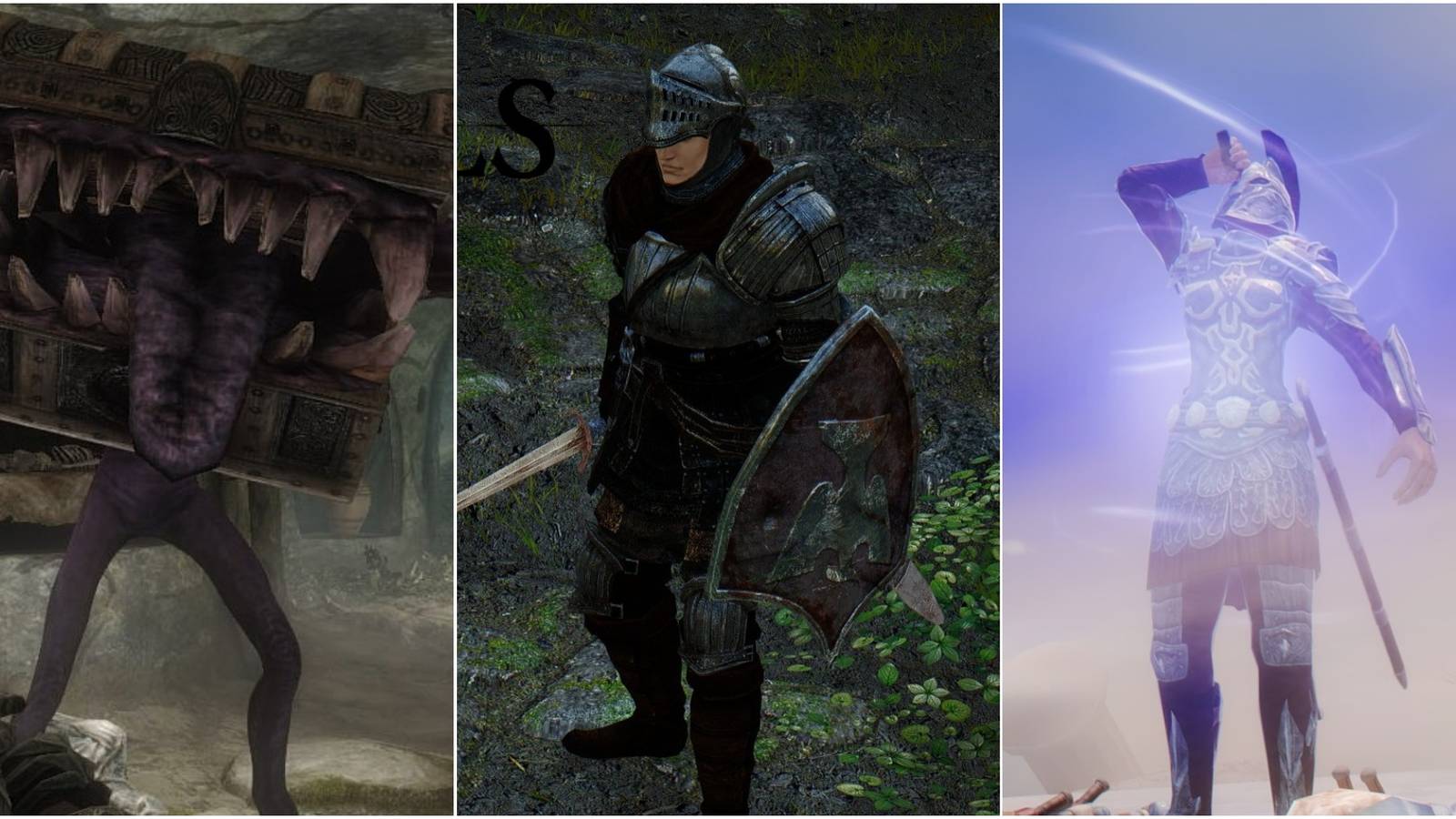 Dark Souls' Mimic, Armor and Estus Mechanic Added To Skyrim Via Mods
